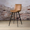 SIDD Pamplona barstool - fabric T-cognac