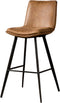 SIDD Pamplona barstool - fabric T-cognac