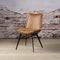 SIDD Pamplona sidechair - fabric T-cognac