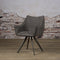 SIDD Riviera armchair - fabric Brego 18 dark grey