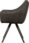 SIDD Riviera armchair - fabric Brego 18 dark grey
