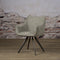 SIDD Riviera swivel armchair - fabric Brego 09 middle grey