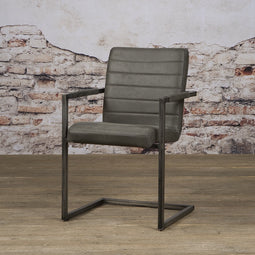 SIDD Rocca armchair - Bull anthracite