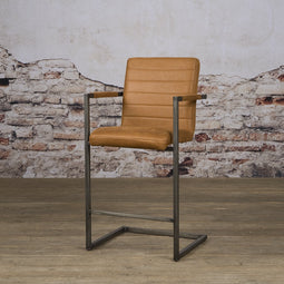SIDD Rocca barstool - Bull cognac