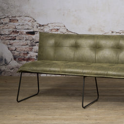 SIDD Seda bench 155 - fabric cherokee 13 green