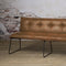 SIDD Seda bench 185 - fabric cherokee 8 cognac