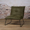 SIDD Seda coffeechair - fabric cherokee 13 green