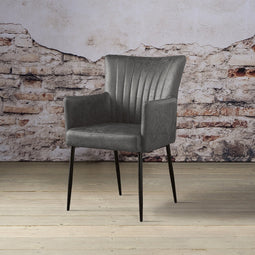 SIDD Toledo armchair - Savannah anthracite
