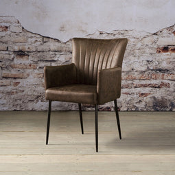 SIDD Toledo armchair - Savannah dark brown 1078-03