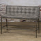 SIDD Vasco barbench 110 - fabric amazon 2 grey