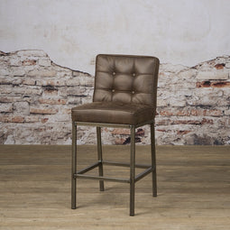 SIDD Vasco barstool - fabric amazon 8 brown
