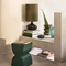 Side table Corvo Laurel Green / Mango wood