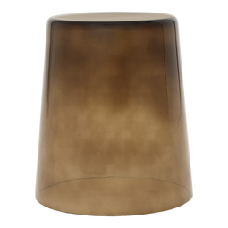 Side table Kai Brown Brown / Recycled glass