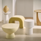 Side table Puglia Yellow / Ceramic