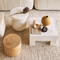 Side table Rocco White / Metal