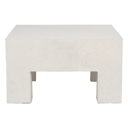 Side table Rocco White / Metal