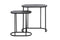Side Table S/2 Max 53x26x53 Cm Bocov Antique Lead-black