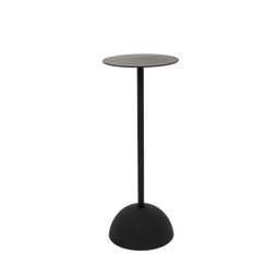 Side table S, Black Matt black / Aluminium