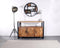 Sideboard Havana - 3-deurs - mangohout/ijzer