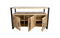 Sideboard Havana - 3-deurs - mangohout/ijzer