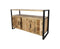 Sideboard Havana - 3-deurs - mangohout/ijzer