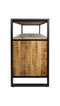 Sideboard Havana - 3-deurs - mangohout/ijzer