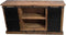 Sideboard Melbourne - 140x43x85 - Naturel/zwart - Rustiek mangohout/ijzer