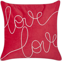 SIDERASIS - Sierkussen - Rood - 45 x 45 cm - Fluweel