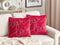 SIDERASIS - Sierkussen set van 2 - Rood - 45 x 45 cm - Fluweel