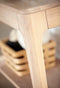 Sidetable Amalfi Naturel/Wit W90 cm - Giga Living