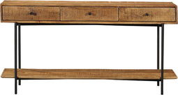 Sidetable Delhi - wandtafel - haltafel mangohout 150 cm