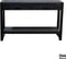 Sidetable mangohout zwart | 120 x 35 x 76 cm | Industrieel