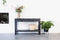 Sidetable mangohout zwart | 120 x 35 x 76 cm | Industrieel