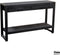 Sidetable mangohout zwart | 120 x 35 x 76 cm | Industrieel