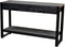 Sidetable mangohout zwart | 120 x 35 x 76 cm | Industrieel