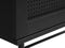 Sidetable Melamine Zwart - 45x45cm - 1 Laden - Tafel Pensacola - Giga Living