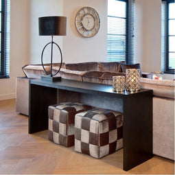 Sidetable Oakura 200x80cm - zwart