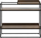 Sidetable Rivoli Smoked W90 cm - Giga Living