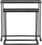 Sidetable Roan set van 2 metaal - Zwart
