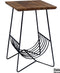 Sidetable with Magazine Rack