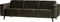 BePureHome Statement 3-Zits Bank - Velvet - Groen - 77x230x93