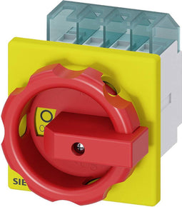 Siemens 3LD20031TL53 Belastbare scheidingsschakelaar Rood, Geel 4-polig 6 mm² 16 A 690 V/AC