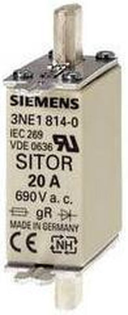 Siemens 3NE18170 Zekeringsinzetstuk Afmeting zekering : 0 50 A 690 V 1 stuk(s)