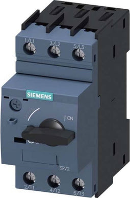 Siemens 3RV2011-1GA10 Vermogensschakelaar 1 stuk(s) Instelbereik (stroomsterkte): 4.5 - 6.3 A Schakelspanning (max.): 6