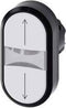 Siemens 3SU10003AB660AN0 3SU1000-3AB66-0AN0 Dubbele drukknop (b x h) 29.8 mm x 57.7 mm IP66, IP67, IP69/IP69K 1 stuk(s)