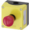 Siemens 3SU1801-0NA00-2AA2 Paddestoelschakelaar In behuizing Geel Draai-ontgrendeling 1 stuk(s)