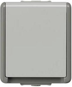 Siemens 5UB4717 Wandcontactdoos met randaarde Delta Grijs