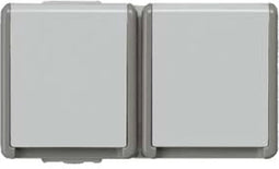 Siemens 5UB4722 Wandcontactdoos met randaarde Delta Grijs