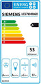 Siemens LC67KHM60 afzuigkap 660 m³/uur Muurmontage Zwart, Roestvrijstaal A