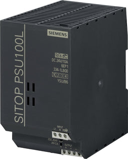 Siemens SITOP PSU100L 24 V/10 A DIN-rail netvoeding 24 V/DC 10 A 240 W Aantal uitgangen: 1 x Inhoud: 1 stuk(s)